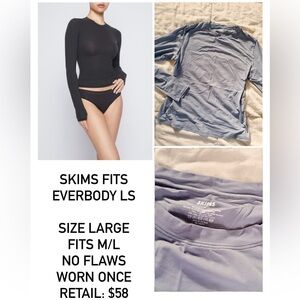 skims long sleeve top